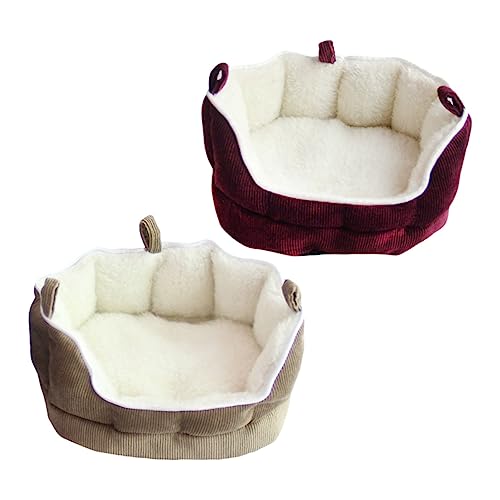 ifundom Kleines Haustierbett für Hamster Meerschweinchen Kuschelsack mit Reißverschluss Warmes Sofa Gemütliches Nest für Kleine für Käfige und Outdoor Nutzung ifundom Kleines Haustierbett für Hamster Meerschweinchen Kuschelsack mit Reißverschluss Warmes Sofa Gemütliches Nest für Kleine für Käfige und Outdoor Nutzung von ifundom
