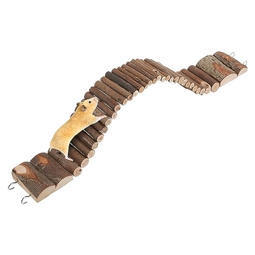 ifundom Kleintier Holzleiter für Hamster und Vögel Kletterbrücke Flexibles Kauspielzeug für Nymphensittiche Papageien und Andere Kleintiere ifundom Kleintier Holzleiter für Hamster und Vögel Kletterbrücke Flexibles Kauspielzeug für Nymphensittiche Papageien und Andere Kleintiere von ifundom