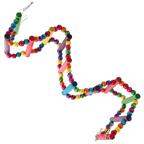 ifundom Klettern Leiterspielzeug Vogelspielzeug Vogelleiter beissen Vogelkäfig Vogel Indoor- Papageienleiter Papageienspielzeug Wellensittich-Leiter hölzern Bunt ifundom Klettern Leiterspielzeug Vogelspielzeug Vogelleiter beissen Vogelkäfig Vogel Indoor- Papageienleiter Papageienspielzeug Wellensittich-Leiter hölzern Bunt von ifundom