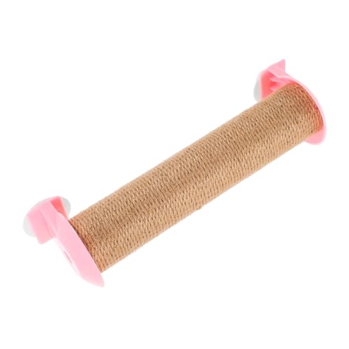 ifundom Kratzbaum Für Katzen Katzenspielzeug Kratzbaum Ersatz Katzenkratzer Post Kitten-Essentials Für Hauskätzchen Kleiner Katzenkratzbaum Katzenpfostenkratzer Katzenkletterer Rosa Jute von ifundom