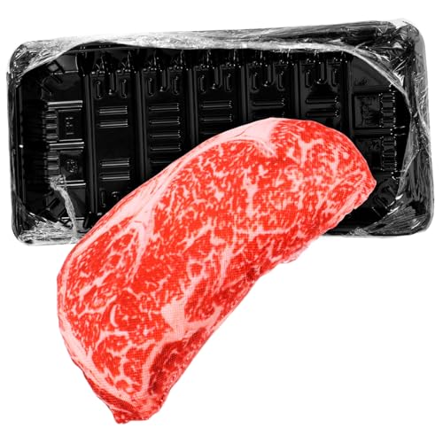 ifundom Künstliches Steak Interaktives Kauspielzeug Für Lustiges Quietschspielzeug Oxford Für Kleine Und Mittelgroße Haustiere von ifundom