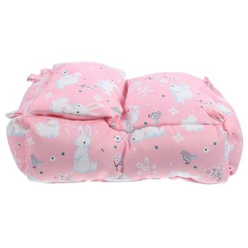 ifundom Kuschelhöhle für Kleine Haustiere Warmes und Gemütliches Betthaus für Meerschweinchen Hamster und Chinchillas Vielseitig Einsetzbares Schlafbett für Winter von ifundom