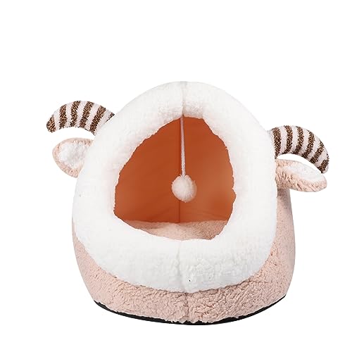ifundom Kuscheliges Katzennest aus Baumwolle Waschbarer Pet Cushion Winterliche für Katzen und rutschfeste Unterseite für Drinnen und Draußen ifundom Kuscheliges Katzennest aus Baumwolle Waschbarer Pet Cushion Winterliche für Katzen und rutschfeste Unterseite für Drinnen und Draußen von ifundom