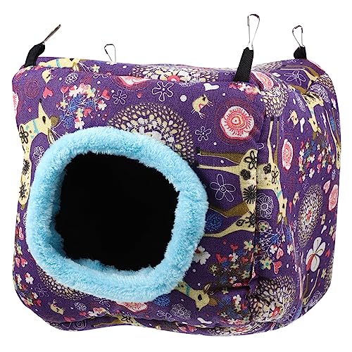ifundom Kuschelnest für Kleintiere Warmes Schlafhaus für Hamster Meerschweinchen und Komfortables Ruhebett mit Kreativem Design für Privatsphäre und von ifundom
