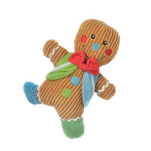 ifundom Langlebiges Weihnachts Plüschspielzeug für Hunde Quietschend und Beißfest Geeignet als Puppy Teething Toy und Interaktives Kauspielzeug für Gesunde Zähne und Spielerisches von ifundom