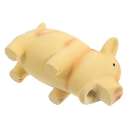 ifundom Latex Quietschspielzeug für Kleine Unzerstörbares Kauspielzeug Pig Form für Welpen zur Zahnpflege und Fördert Bewegung und Mentale Stimulation ifundom Latex Quietschspielzeug für Kleine Unzerstörbares Kauspielzeug Pig Form für Welpen zur Zahnpflege und Fördert Bewegung und Mentale Stimulation von ifundom