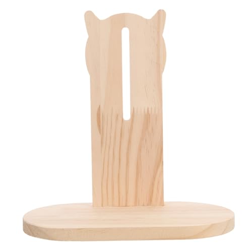 ifundom Laufrad Für Hamster Radständer Ständer Für Hamsterrad Für Hamster Hamsterrad Mit Ständer Leise Für Haustiere Hamsterspielzeug Spielzeughamster Rad Klein Hölzern von ifundom