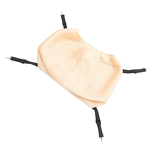 ifundom Mesh Cat Cage Hängematte Makramee Katzenhängematte Bett drinnen hängend Katzenhängematte für Käfig Hängematte für schlafende Katzen Katze schlafnest Dickes Sandwich-Netz Beige ifundom Mesh Cat Cage Hängematte Makramee Katzenhängematte Bett drinnen hängend Katzenhängematte für Käfig Hängematte für schlafende Katzen Katze schlafnest Dickes Sandwich-Netz Beige von ifundom