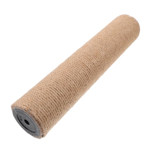 ifundom Naturlicher Jute Katzenkratzbaum Ersatzpfosten Kratzsäule Katzenspielzeug Robust Langlebig für Kletter Kratzverhalten Katzen Zubehör von ifundom