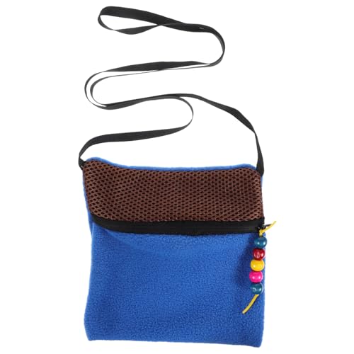 ifundom Outdoor Tragetasche für Kleintiere Atmungsaktiver Hamster Transportbeutel Vielseitig Einsetzbarer Schlafsack für Meerschweinchen und Echsen aus Komfortabel und Zufällige Farbe von ifundom