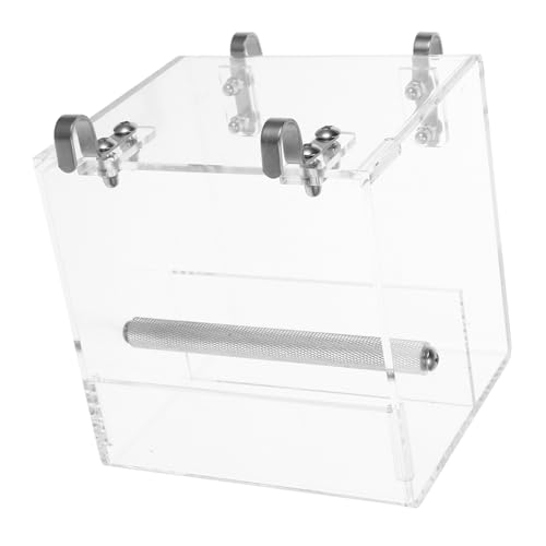 ifundom Papageien Futter und Wasserschale Automatische Lebensmittelschale für Kleines Design zu Reinigen für Wellensittiche und Andere Kleine von ifundom