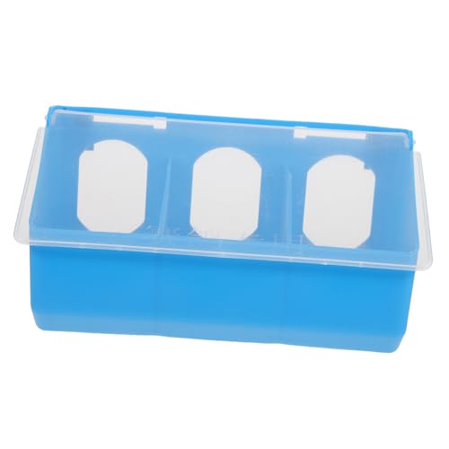 ifundom Papageien Futterspender Multifunktionale Futterbox aus Robustem für Kleine Hängend Spritzwassergeschützt für Sittiche Nymphensittiche und Tauben ifundom Papageien Futterspender Multifunktionale Futterbox aus Robustem für Kleine Hängend Spritzwassergeschützt für Sittiche Nymphensittiche und Tauben von ifundom