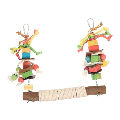 ifundom Parakeet Perch Swing Spielzeug Naturholz Für Vögel Hängeschaukel Für Papageien Und Sittiche Und Trainieren Vogelkäfigen ifundom Parakeet Perch Swing Spielzeug Naturholz Für Vögel Hängeschaukel Für Papageien Und Sittiche Und Trainieren Vogelkäfigen von ifundom