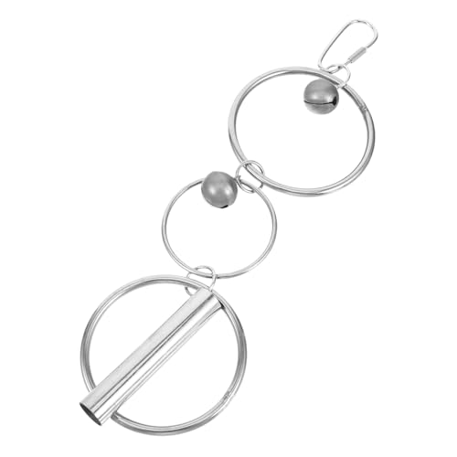 ifundom Papageien Spielzeug mit Glocke aus Hängendes Kauspielzeug und Einfach zu Montieren für Vögel Geeignet für Wellensittiche und Haustiere ifundom Papageien Spielzeug mit Glocke aus Hängendes Kauspielzeug und Einfach zu Montieren für Vögel Geeignet für Wellensittiche und Haustiere von ifundom