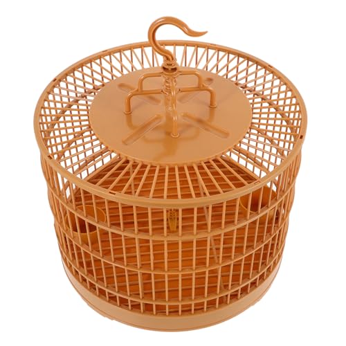 ifundom Papageienvogelkäfig hängend draußen Kleiner Papageienkäfig Dekoration dekorativer Vogelkäfig Hängekäfig für Vögel Vintage Vogelkäfig Käfigverzierung Plastik Yellow ifundom Papageienvogelkäfig hängend draußen Kleiner Papageienkäfig Dekoration dekorativer Vogelkäfig Hängekäfig für Vögel Vintage Vogelkäfig Käfigverzierung Plastik Yellow von ifundom