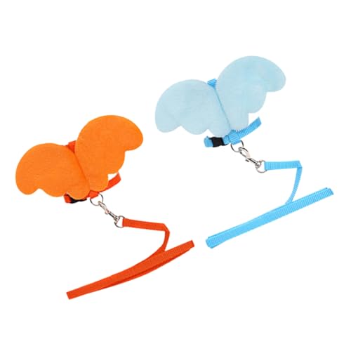 ifundom Pet Harness Katzen Brustgeschirr Angel Design Atmungsaktiv Leicht Strapazierfähig für Kleine Katzen und Kätzchen Verstellbar Modisch in Blau und Orange Komfortables Katzenweste ifundom Pet Harness Katzen Brustgeschirr Angel Design Atmungsaktiv Leicht Strapazierfähig für Kleine Katzen und Kätzchen Verstellbar Modisch in Blau und Orange Komfortables Katzenweste von ifundom