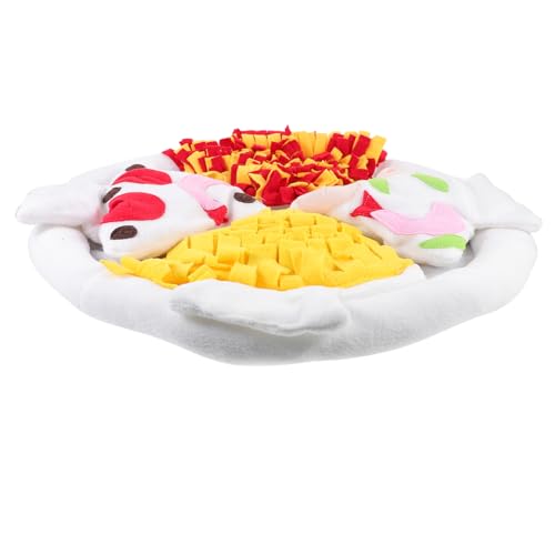 ifundom Pet Sniff Pad Langsame Futtermatte für Hunde Stressabbau und Beschäftigungsspielzeug Langlebig und Schnüffelfreundlich Fördert die Selbstzufriedenheit ifundom Pet Sniff Pad Langsame Futtermatte für Hunde Stressabbau und Beschäftigungsspielzeug Langlebig und Schnüffelfreundlich Fördert die Selbstzufriedenheit von ifundom