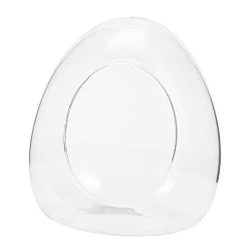ifundom Pflanzenvermehrungsstation Glas DIY Leere Flasche Ei Geformt Ökologische Flasche Bryophytenbehälter Vermehrungsstation Für Mikrolandschaft Zuhause Dekoration von ifundom