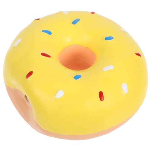 ifundom Quietschende Hundespielzeug Realistischer Donut Form Latex Kauen Spielzeug Interaktive Langlebige Zahnen Spielzeug Für Kleine Hunde Und Welpen Haustier Zahngesundheit Und von ifundom