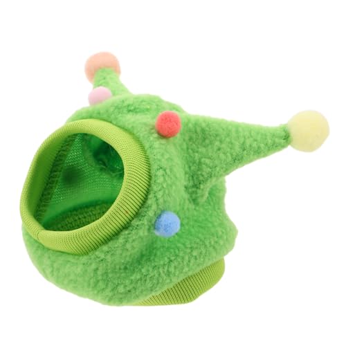 ifundom Bearded Dragon Hut Lustige Und Weiche Cosplay-mütze Mit Hörnern Und Pompons Für Bartagamen Eidechsen Schlangen Geckos Vögel Und Kleine Haustiere Winteraccessoires Für Warme von ifundom