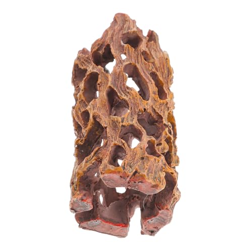 ifundom Resin Aquarium Shrimp Nest Naturgetreue Baumwurzel höhle als Versteck für Garnelen und Fische Wasserdekorative Kunstharz deko für Süß Salzwasserbecken von ifundom