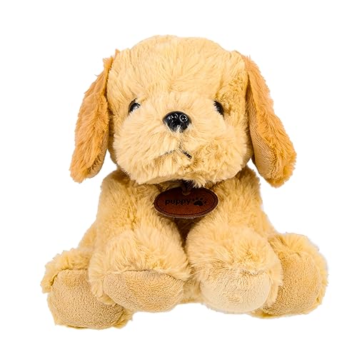 ifundom Retriever Stofftier Für Junge Mädchen Haustier Puppe Plüsch Tiere Spielzeug Dekorative Ausgestopfte Hund Ornament von ifundom