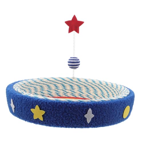 ifundom Rundes Sisal Kratzbrett mit Sternenmuster Stabile Katzenlounge und Kratzpad Kompakte Katzennest Mulde für Indoor Katzen bis Kratzfest und Platzsparend für Kleine Wohnungen ifundom Rundes Sisal Kratzbrett mit Sternenmuster Stabile Katzenlounge und Kratzpad Kompakte Katzennest Mulde für Indoor Katzen bis Kratzfest und Platzsparend für Kleine Wohnungen von ifundom