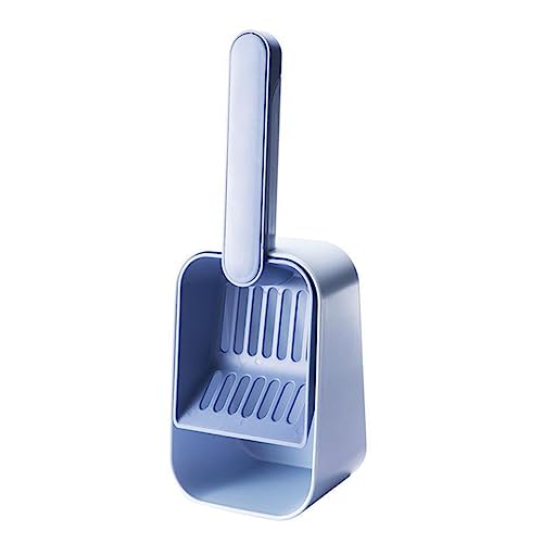 ifundom Schaufel für Katzenstreu Siebschaufel Katzenstreuschaufel mit langem Griff Katzenbedarf drinnen Liter cat Litter Shovel katzenstreu schippe Katzenkotschaufel Müllschaufel PVC Blue von ifundom