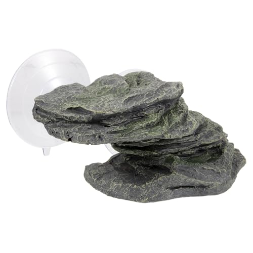 ifundom Schildkröten Sonnenplattform Wasserdichtes Terrarium Ornament für Schildkröten Kletterhilfe für Kleine Reptilien für Aquarien und Terrarien Fördert Fitness von ifundom