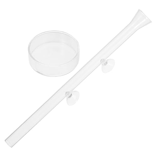 ifundom Shrimp Feeder für Aquarien Futterrohr mit Futterplatte und Saugnapf Langlebig aus Hochwertigem für Fütterung von Garnelen und Fischen Jedem Aquarium ifundom Shrimp Feeder für Aquarien Futterrohr mit Futterplatte und Saugnapf Langlebig aus Hochwertigem für Fütterung von Garnelen und Fischen Jedem Aquarium von ifundom