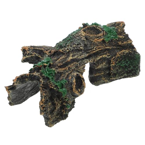 ifundom Simulation Reptilien Harz Versteck für Schildkröten und Reptilien Aquarium Dekoration zu Reinigen Langlebig für Terrarien Sorgt für Natürlichen Lebensraum von ifundom