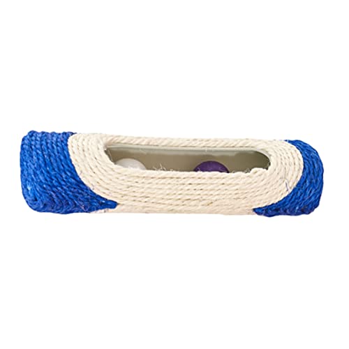 ifundom Sisal Kratzbrett für Katzen Roller Design mit Buntem Plastikball Robustes Katzenspielzeug für Krallenpflege und Interaktives Spiel Geeignet für Verspielte Haustiere Farblich von ifundom