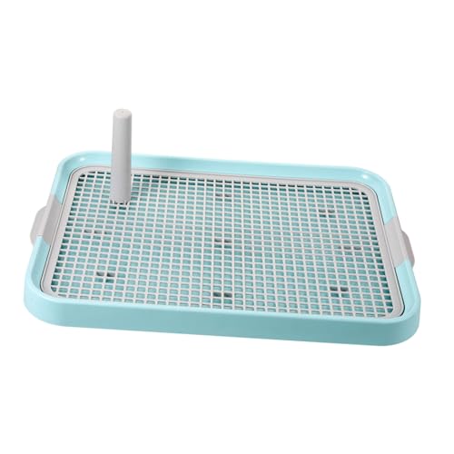 ifundom Thickened Kunststoff Hundetoilette mit Rutschfestem Design Welpentoilette Trainingswanne für Kleine und Mittelgroße Hunde Ergonomisch Praktisch für Indoor und Bürogebrauch von ifundom
