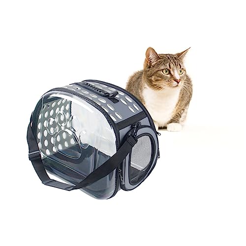ifundom Tragbare Haustiertasche für Katzen und Hunde Transparente Aufbewahrungstasche für Outdoor Reisen Groß mit Verstellbaren Gurten und Stabilem Design ifundom Tragbare Haustiertasche für Katzen und Hunde Transparente Aufbewahrungstasche für Outdoor Reisen Groß mit Verstellbaren Gurten und Stabilem Design von ifundom