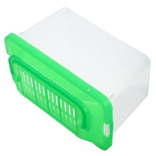 ifundom Tragbare Tiertransportbox aus Kunststoff für Schildkröten und Hamster Transparentes Aquarium mit Optimaler Belüftung Leicht und Einfach zu Reinigen für Reisen und Ausflüge von ifundom