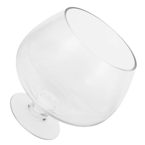 ifundom Transparenter Aquarientank Multifunktionaler Betta Tank für Eleganter Goldfischbehälter als Schreibtisch Dekoration Vase für Pflanzen und Fische von ifundom