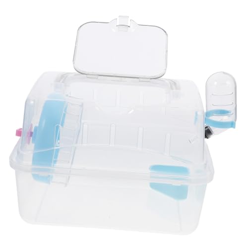 ifundom Transparenter Hamsterkäfig Für Syrianische Hamster Tragbarer Haustierkäfig Für Meerschweinchen Und Mäuse Transportkäfig Mit Design von ifundom