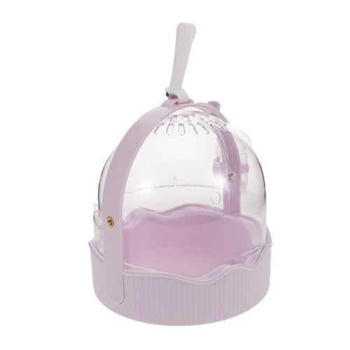 ifundom Transportkäfig Für Kleintiere Mit Wasserflasche, Tragbarer Hamster-reiseträger, Tragetasche Für Kleine Haustiere, Rennmäuse, Zwerghamster von ifundom