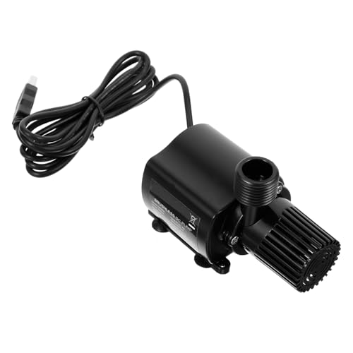 ifundom USB Betriebene Mini Tauchpumpe mit Bürstenlosem Motor Leise und Energieeffizient Kompakte Aquarium Wasserpumpe für Haustier Trinkbrunnen Langlebig und Leicht zu Reinigen von ifundom