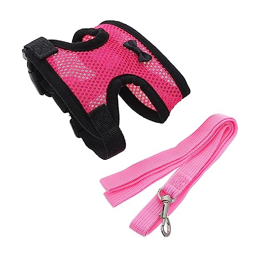ifundom Verstellbares Hühnergeschirr mit Leine Atmungsaktives und Bequemes Trainingsgeschirr für Hühner für im Freien Rosa mit Schönem Design für Ihre Henne ifundom Verstellbares Hühnergeschirr mit Leine Atmungsaktives und Bequemes Trainingsgeschirr für Hühner für im Freien Rosa mit Schönem Design für Ihre Henne von ifundom