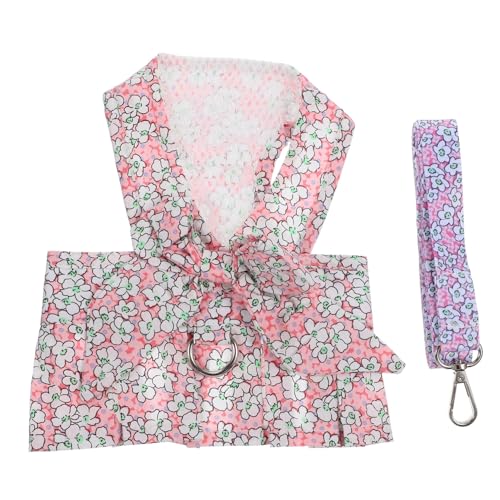 ifundom Verstellbares Hundegeschirr und Leine Set mit Langem Führungsseil Rutschfestem Griff Strapazierfähigem Material und Niedlichem Design Geeignet für Welpen und Kleine Hunde ifundom Verstellbares Hundegeschirr und Leine Set mit Langem Führungsseil Rutschfestem Griff Strapazierfähigem Material und Niedlichem Design Geeignet für Welpen und Kleine Hunde von ifundom