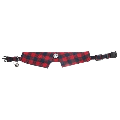 ifundom Verstellbares Katzenhalsband mit Glocke und Klassischem Karomuster Sicheres Kätzchenhalsband aus Strapazierfähigem Komfortabel und Leicht für Täglichen Gebrauch ifundom Verstellbares Katzenhalsband mit Glocke und Klassischem Karomuster Sicheres Kätzchenhalsband aus Strapazierfähigem Komfortabel und Leicht für Täglichen Gebrauch von ifundom