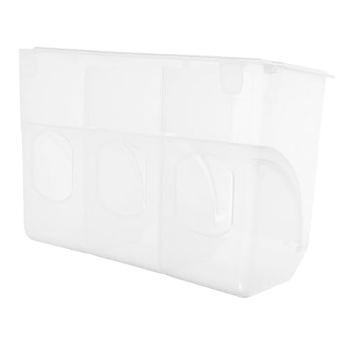 ifundom Vogel Futterspender Transparente Futterbox für Papageien Käfige Wiederverwendbare und Stabile Futterstation für Tauben Nymphensittiche und Installieren für Vogelhalter ifundom Vogel Futterspender Transparente Futterbox für Papageien Käfige Wiederverwendbare und Stabile Futterstation für Tauben Nymphensittiche und Installieren für Vogelhalter von ifundom