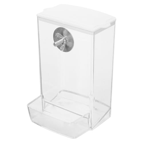ifundom Vogelfutterspender für Käfige Automatischer Futternapf aus Robustem Material Transparenter Behälter für Papageien Wellensittiche und Andere Vögel Einfach Aufzuhängen Langlebig und ifundom Vogelfutterspender für Käfige Automatischer Futternapf aus Robustem Material Transparenter Behälter für Papageien Wellensittiche und Andere Vögel Einfach Aufzuhängen Langlebig und von ifundom