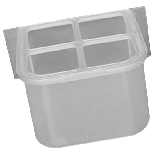 ifundom Vogelfutterspender für Käfige Transparente Futterbox mit Fächern für Wellensittiche Nymphensittiche und Kleine zu Reinigen für Heimnutzung ifundom Vogelfutterspender für Käfige Transparente Futterbox mit Fächern für Wellensittiche Nymphensittiche und Kleine zu Reinigen für Heimnutzung von ifundom