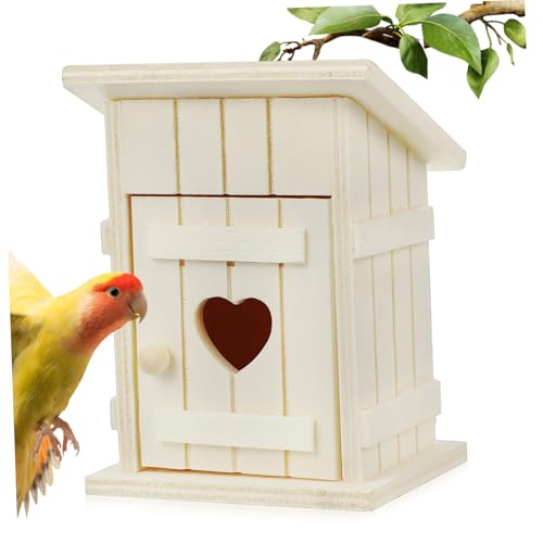 ifundom Vogelhaus Aus Holz Naturbelassen Sittich-nistkasten Mit Kleinem Eingangsloch Für Gartenbruthaus Ungeschliffene Oberfläche Zum Bemalen Für Finkenhaus Vogelnest-Dekoration Für Außeng ifundom Vogelhaus Aus Holz Naturbelassen Sittich-nistkasten Mit Kleinem Eingangsloch Für Gartenbruthaus Ungeschliffene Oberfläche Zum Bemalen Für Finkenhaus Vogelnest-Dekoration Für Außeng von ifundom