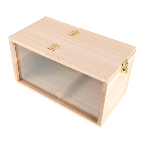 ifundom Outdoor Vogelkäfig Mit Sichtfenster Parakeet Brutkasten Für Wellensittiche Und Nymphensittiche Sichere Und Gemütliche Nistbox Für Garten von ifundom