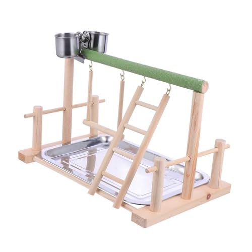 ifundom Vogelspielzeugständer Vogelbarsch Spielplätze Fitnessstudio groß Haustier Papageienständer Papageistand Vogelspielzeug für Papageien Papageienschaukel hölzern Zufällige Farbe ifundom Vogelspielzeugständer Vogelbarsch Spielplätze Fitnessstudio groß Haustier Papageienständer Papageistand Vogelspielzeug für Papageien Papageienschaukel hölzern Zufällige Farbe von ifundom