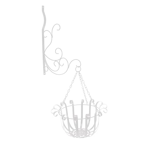 ifundom Wandmontierter Blumentopfständer Haken weißes Korbaufhänger im Freien Pflanzenständer Eck-Pflanzenregal Wandpflanzgefäße für Freilandpflanzen Blumenregal Balkon topfhalter ifundom Wandmontierter Blumentopfständer Haken weißes Korbaufhänger im Freien Pflanzenständer Eck-Pflanzenregal Wandpflanzgefäße für Freilandpflanzen Blumenregal Balkon topfhalter von ifundom