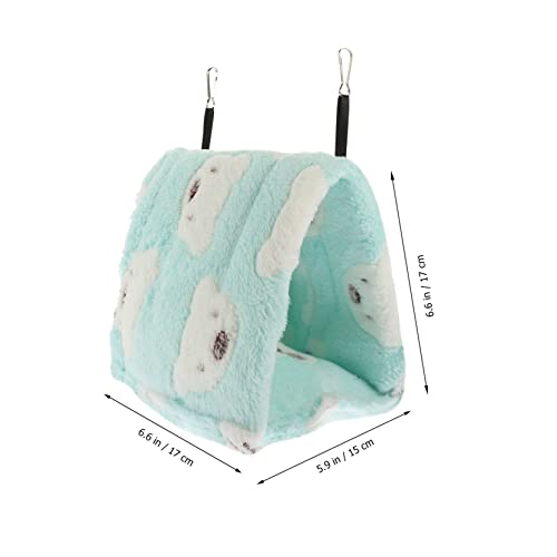 ifundom Warm Gefüttertes Hamster Nest aus Baumwolle Kuscheliges Schlafversteck für Meerschweinchen Igel Chinchillas und Kleine Kleintiere als Winterbett und Rückzugsort von ifundom